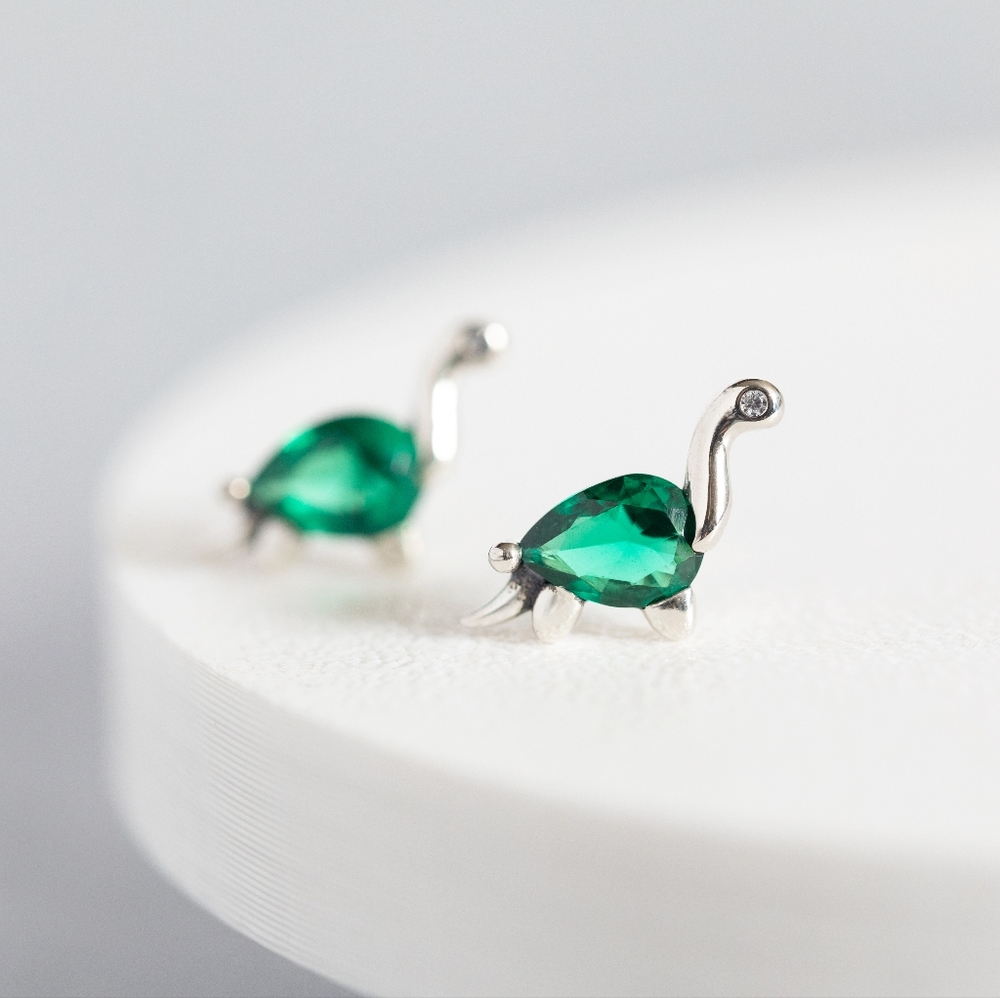 Dainty Dinosaur Studs (S925) - Picture 5 of 7